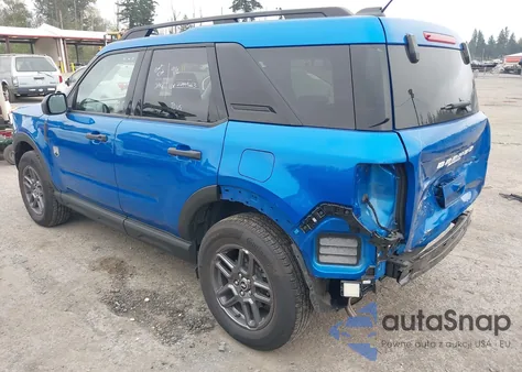 2025 Ford Bronco Sport Big Bend из США, поврежденный, VIN 3FMCR9BN3SRE34752